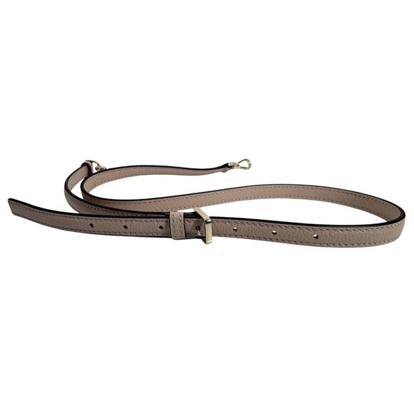 Kate Spade Adjustable Dusty Pink Leather Replacement Strap Gold Tone Hardware - Picture 3 of 4